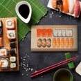 thumbnail image 4 of Bandeja decorativa para comida con plato de sushi, tabla japonesa para servir, soporte de almacenamiento de estilo japonés, 4 of 6