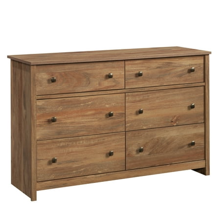 Sauder - River Ranch 6 Drawer Dresser - Grand Walnut