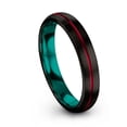 thumbnail image 1 of 4mm Promise Ring Tungsten Carbide Woman's Band Small 4mm, 1 of 5