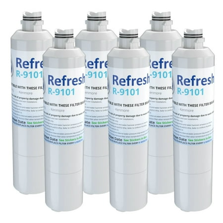 

Replacement For Samsung RF263TEAESG/AA Refrigerator Water Filter - by Refresh (6 Pack)
