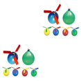thumbnail image 2 of Vogacara Helicóptero de avión de globo clásico para niños Bolsa de niño Juguete volador Regalos al aire libre Color aleatorio uno 2piezas, 2 of 6