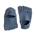 thumbnail image 3 of yuksok Five Finger Socks Anti Slip Cotton Ankle Toe Socks for Running Casual Sports Blue, 3 of 9