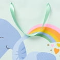 thumbnail image 3 of Green Elephant Print Large Baby Shower Gift Bag Party Gift Wrap Supply, 3 of 3