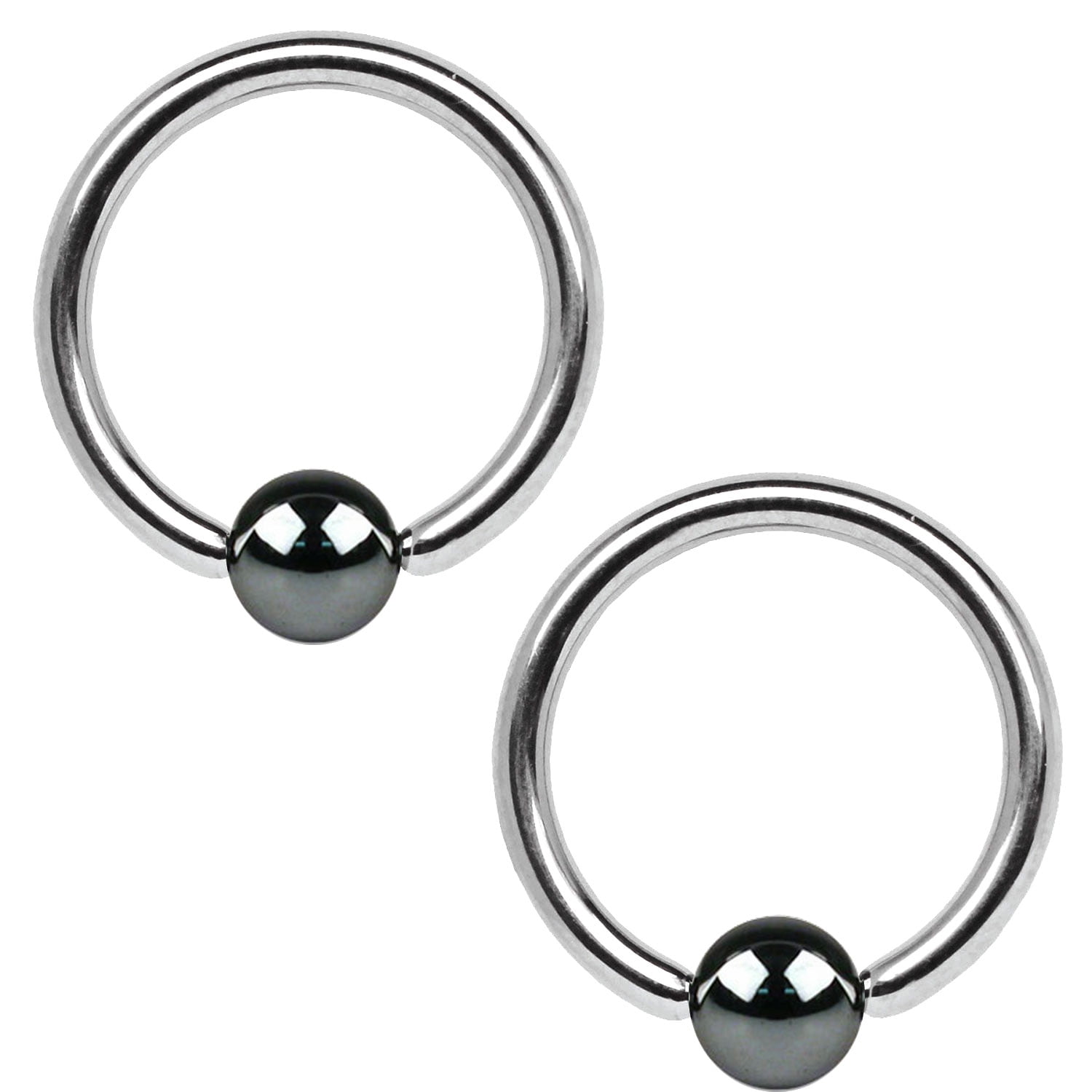 20G-12G BCR PIERCING STAINLESS STEEL CAPTIVE RING TRAGUS NOSE NIPPLE EAR HELIX 