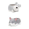 thumbnail image 1 of 2pcs Creative Dog Succulent Flowerpots Planter Desk Pots Ornament, 1 of 8
