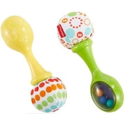 Fisher-Price Rattle 'n Rock Maracas, Green/Yellow, 8.07x5.31x2.36 Inch (Pack of 1)