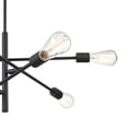 thumbnail image 5 of Millennium Lighting  Decco 6 Light Pendant Fixture in Matte Black or Modern Gold, 5 of 14