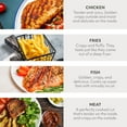 thumbnail image 4 of SUR LA TABLE KITCHEN ESSENTIALS 4-in-1 Compact 5-Quart Basket Air Fryer with Window for Easy Viewing, Digital Touchscreen Display with 8-Presets, Air Fry, Bake, Roast, Broil in Minutes, 1500w, 4 of 8