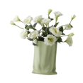 thumbnail image 2 of Bolsa de papel plisada perfecl Florero Soporte para maceta Verde con flores, 2 of 8