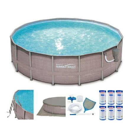 above ground pools wicker