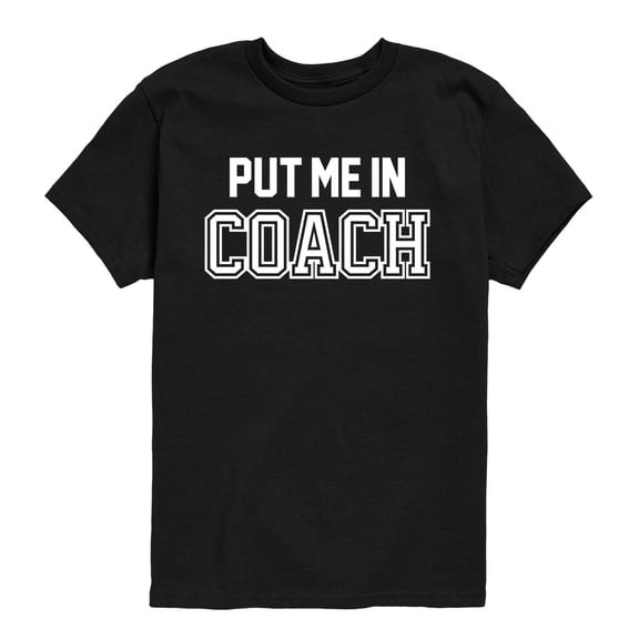 Instant Message - Put Me In Coach Short Sleeve Graphic T-Shirt