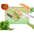thumbnail image 2 of Caroline's Treasures Chicken Watercolor Glass Cutting Board Large, 2 of 2