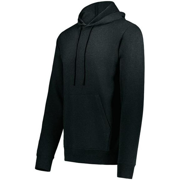 Augusta Sportswear 6955.146.L All-Day Core Basics Fleece Hoodie, Onyx Heather - Large