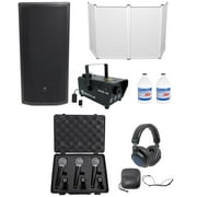 JBL Pro PRX835XW 15” 3-Way 1500w Active Speaker+Facade+Headphones+3) Mics+Fogger
