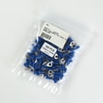 thumbnail image 3 of 100 Pcs Blue 16-14 Gauge Vinyl Wire Ring Terminals Connectors (# 10), 3 of 3