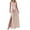 Beige womens dresses, variant on Wycnly Womens Dresses One Shoulder Sexy Slit Pleated Swing off Shoulder Party Maxi Dresses Fashion Plain V-Neck Sleeveless Long Summer Dress Red s