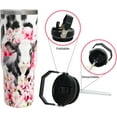 thumbnail image 3 of Cow Gifts Tumbler for Women Girls, Cute Cow Print Leak Proof Coffee Travel Mug, 30 Oz Tumblers with Top Handle and Flip Straw Water Bottle Cup Gift Idea for Him Her (1 PC), 3 of 6