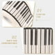 thumbnail image 3 of 5 rollos de papel higiénico con estampado de teclado de piano, rollo de papel para banquetes, servilleta decorativa de piano, 3 of 8
