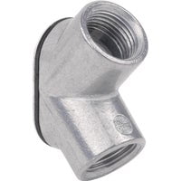 Pull Conduit Elbow, 90 Deg, 3/4" Rigid, Die Cast Zinc Halex Company 94107