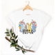 thumbnail image 2 of Mujeres Manga Corta de Verano Tops Día de San Valentín Impreso Cuello Redondo, Camisa de Moda Casual Blusa, 2 of 6