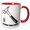Red/White, variant on 3drose, Wrong Tool Dude Hammer 2, 11oz Magic Transforming Mug