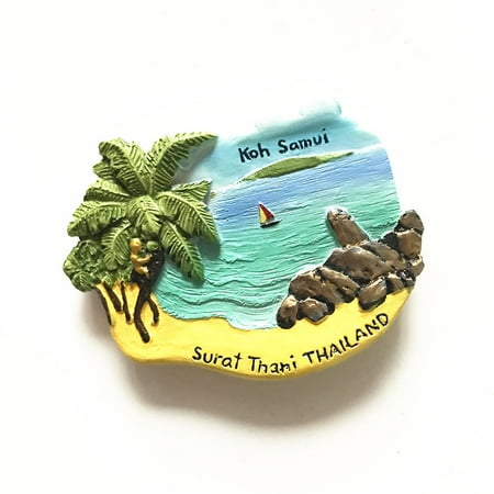 

Magnetic refrigerator sticker Thailand tourist souvenir Chiang mai elephant magnet sticker pattaya phuket koh samui Bangkok gift