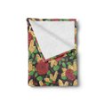 thumbnail image 2 of Floral Soft Flannel Fleece Throw Blanket, Composition of Buds Roses Leaves and Crystals, Cozy Plush for Indoor and Outdoor Use, 50" x 70", Multicolor, by Ambesonne, 2 of 5