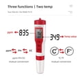 thumbnail image 4 of 4 in 1 PH Meter PH/TDS/EC/Temperature Meter Digital Water Quality Monitor Tester for Pools Drinking Water Aquariums, 4 of 7
