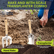 Supply Solutions Gardening Tools - Perfect Garden Tools for Women or Men - Small Heavy Duty Gardening Hand Tools