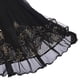 thumbnail image 4 of Falda de baile flamenco con lentejuelas full swing falda de malla vals traje negro Sunnimix vestido de la falda de la danza de salón, 4 of 8