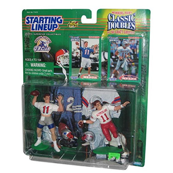 1998 Drew Bledsoe NFL Classic Doubles Starting Lineup