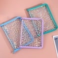 thumbnail image 4 of Dianhelloya A5 Glitter PVC Binder-Style Sticker Album with Zipper Closure, 6-Hole Adjustable Loose-Leaf Book Shell & 30 Pocket Pages for Cards, Photos, Collectibles, 4 of 8