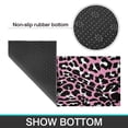 thumbnail image 6 of Pink and Black Of Leopard Print Kitchen Rugs Sets Of 2,Anti Fatigue Kitchen Mat Rugs Non Slip Washable,Decorative Kitchen Floor Mats for Kitchen,Sink,Laundry,17"x30"+17"x47", 6 of 7