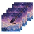 thumbnail image 3 of BZSMCE Towel Cotton Face Towel Soft Hand Towels Fashion Eagle's Celestial Flight Pattern, 3 of 9