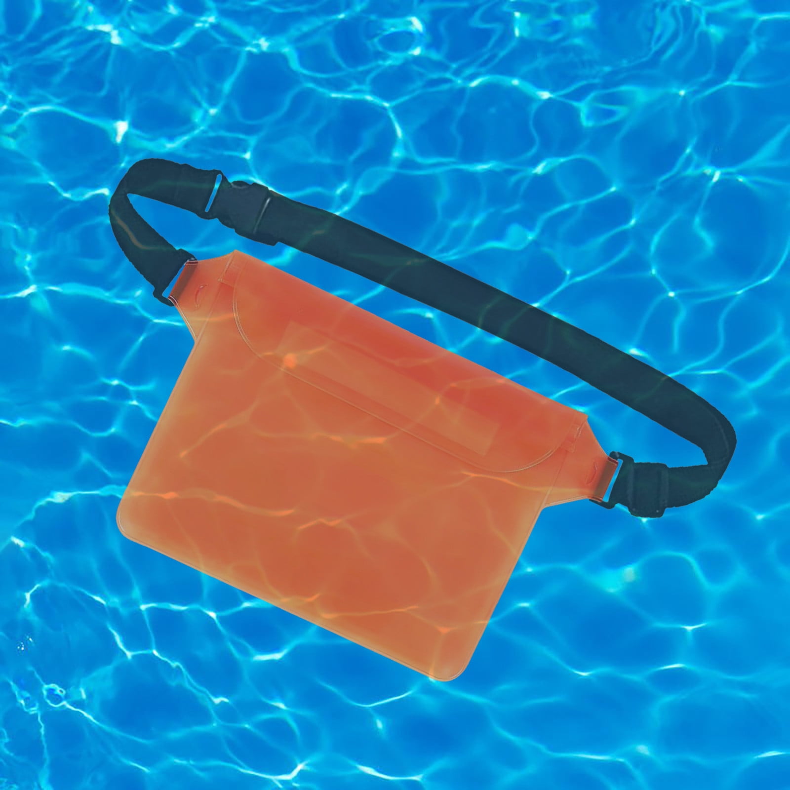 Cheap! Silicone Waterproof Waist Pack for Rafting, Travel, Water Activities, Adjustable Strap Shoulder Bags for Phone & Essentials