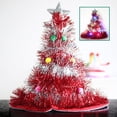 thumbnail image 3 of New Year Hat Christmas Tree Hat Topper Festive Holiday Hat with Star Decor Plush Ball Colorful Reusable New Year Party Prop, 3 of 5