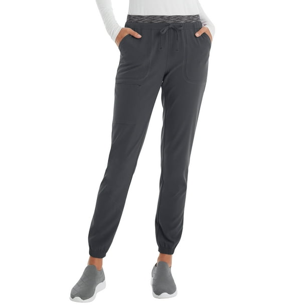 Scrubstar Women's Active Stretch Drawstring SpaceDyed Waist Jogger