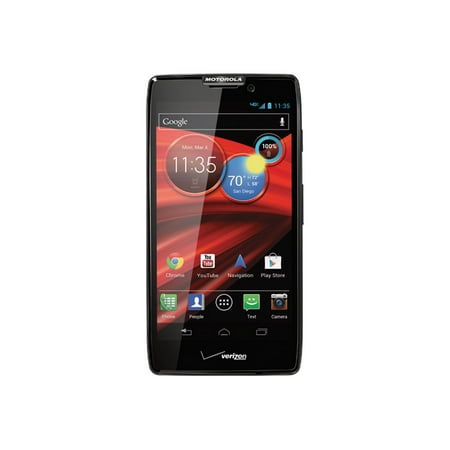 Motorola DROID RAZR MAXX HD - 4G smartphone - RAM 1 GB / Internal Memory 32 GB - microSD slot - OLED display - 4.7" - 1280 x 720 pixels - rear camera 8 MP - Verizon - black
