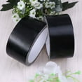 thumbnail image 2 of Monyance single sided tape 2 PCS Waterproof Adhesive Tapes Self-adhesive Seaming Carpet Pipe Tapes - 4.8cm x 9m (Black)(354.33X1.89X0.04Inches), 2 of 10