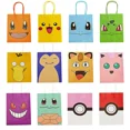 thumbnail image 2 of Bolsa de embalaje de Pokémon, bolsa de regalo con temática de cumpleaños, Pikachu, bolsa de regalo para aperitivos y dulces, Charmander, Squirtle, regalo de juguete para niños（candy box 1pc27, 2 of 5