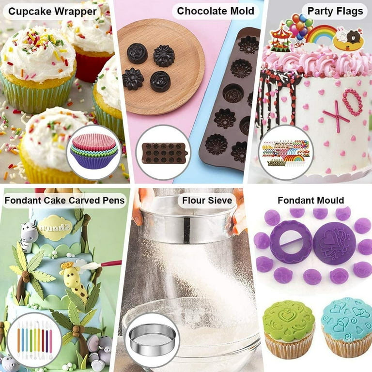 Cake Decorating Supplies Kit, Baking Tools Set for Cakes – 3 Packs