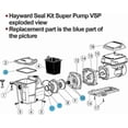 thumbnail image 2 of Pool Pump O-Ring Repair Kit for Hayward Super Pump SP2600, 1600, 2600X for Regular Maintenance and Quick Repairs, 2 of 5