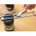thumbnail image 3 of Abridor de tarros de acero inoxidable multifuncional ajustable, abrelatas manual, accesorios de cocina, 2 piezas, 3 of 5