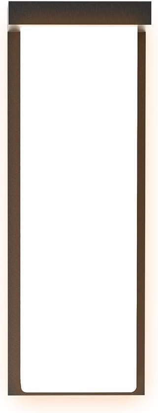 Euri Lighting EOL-WL61BK-1100esw, Outdoor LED Wall Light, Non-Dimmable, 3CCT Selectable 3K/4K/5K, 18/20/22W, 2160/2400/2619 lm, Matte Black, Wet Rated, Integrated LED Fixture Pack of 1