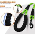 thumbnail image 4 of LAICAIW Dog Lead with Comfortable Padded Handle, Sturdy Dog Lead for Training and Walking, 150 x 1.2 cm, Reflective Soft Nylon Lead for Large Dogs, Green, 4 of 7