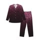 thumbnail image 1 of Fotbe Pink Glitter Sparkles A Pijama de Hombre con Estampado de Manga Larga, Conjunto de 2 Piezas, Ropa de Dormir Suave y Cómoda con Bolsillos-XX-Large, 1 of 7