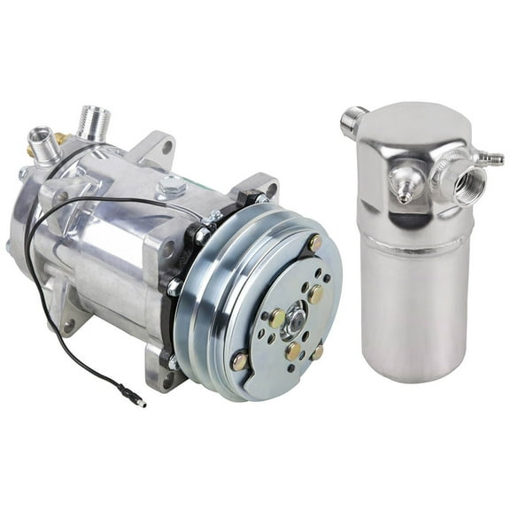 For Volvo 740 760 & 940 AC Compressor w/ A/C Drier - BuyAutoParts