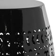 thumbnail image 7 of GDF Studio Riley Indoor/Outdoor Lace Cut 12 Inch Side Table, Black, 7 of 7