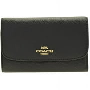 Coach Pebble Medium Envelope Wallet, Black