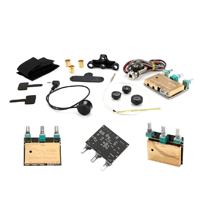 Zeiwohndc Preamp Piezo Guitar Pickup Acoustic Guitar Onboard Active Piezo Pick Up